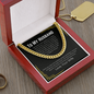 To My Husband - Cuban Link Necklace - No Matter What Happens